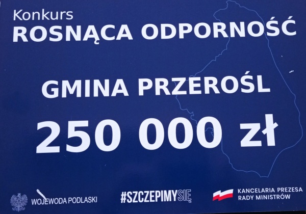 Gmina Przerośl otrzymała 250 tys. zł w ramach konkursu Rosnąca Odporność