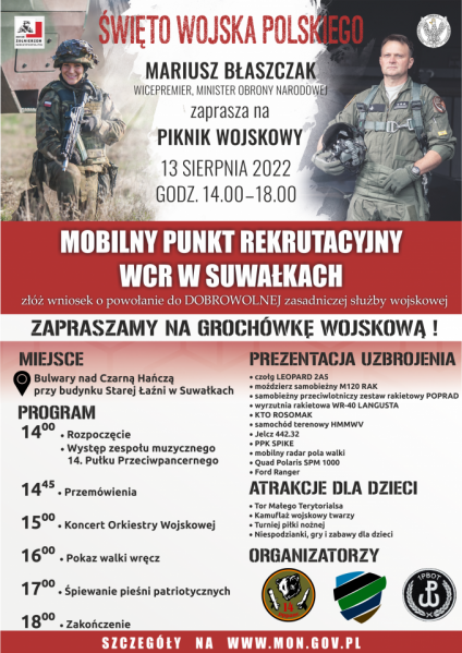 Święto Wojska Polskiego - Piknik wojskowy